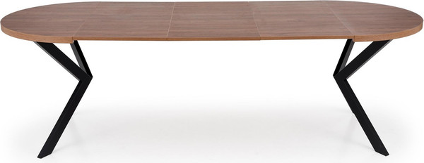 Изображение товара Обеденный стол Halmar Peroni 100-250x100 (орех/черный)