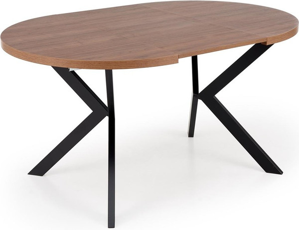 Изображение товара Обеденный стол Halmar Peroni 100-250x100 (орех/черный)