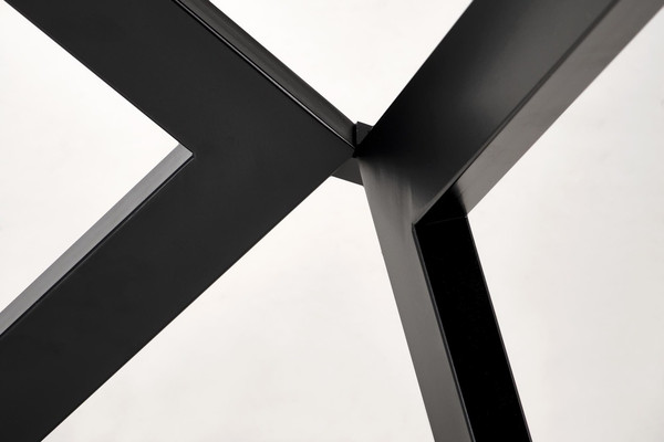 Изображение товара Обеденный стол Halmar Peroni 100-250x100 (орех/черный)