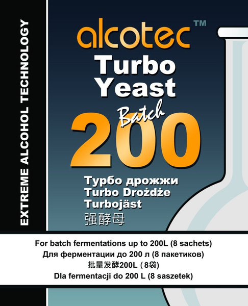 Изображение товара Дрожжи Alcotec Batch 200 Turbo (86г)