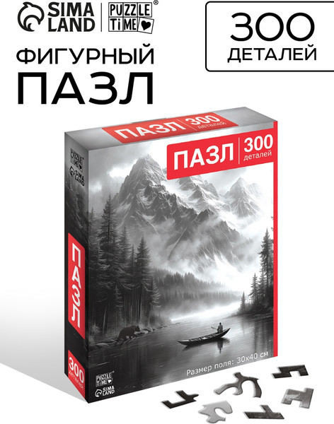 Изображение товара Пазл Puzzle Time Черное и белое / 10764217 (300эл)