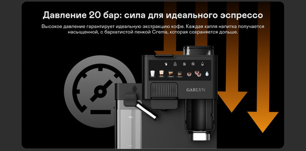 Изображение товара Кофемашина Garlyn Barista Compact Plus