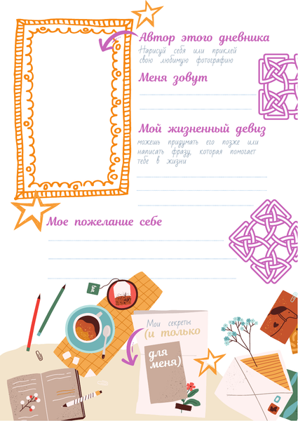 Изображение товара Дневничок АСТ Психологический дневничок для школьников (Чеснова Ирина)