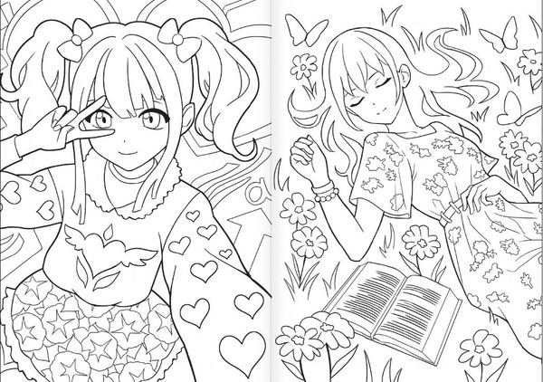 Изображение товара Раскраска АСТ Раскраска на спирали. Аниме, мягкая обложка