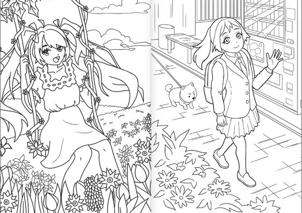 Изображение товара Раскраска АСТ Раскраска на спирали. Аниме, мягкая обложка