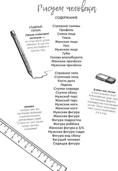 Изображение товара Книга АСТ Рисуем человека, мягкая обложка