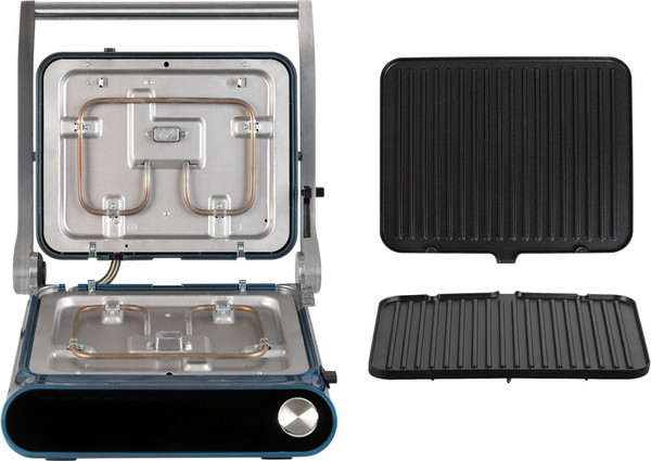 Изображение товара Электрогриль Endever Grillmaster-255 (серебристый/синий)