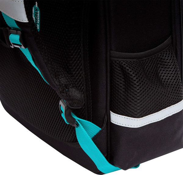 Изображение товара Школьный рюкзак Grizzly RAz-587-9 (черный/бирюзовый)