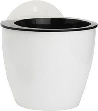 Изображение товара Кашпо BOTANICA Настенное11x10.5см с автополивом (белый)