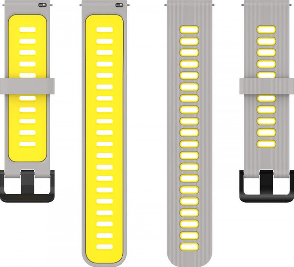 Изображение товара Ремешок для умных часов Rumi Runner 22мм (серый/желтый)