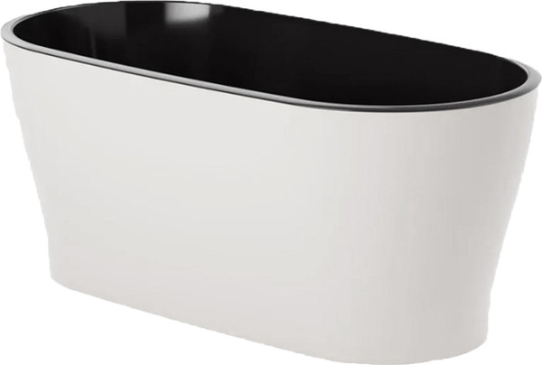 Изображение товара Кашпо BOTANICA Овал 20.5x13см с автополивом (белый)