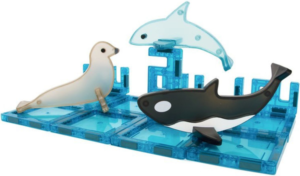 Изображение товара Конструктор магнитный On Time Морские животные / 45190