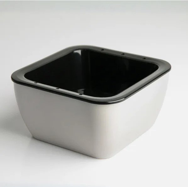 Изображение товара Кашпо BOTANICA Квадрат 16x16x8.5см с автополивом (белый)