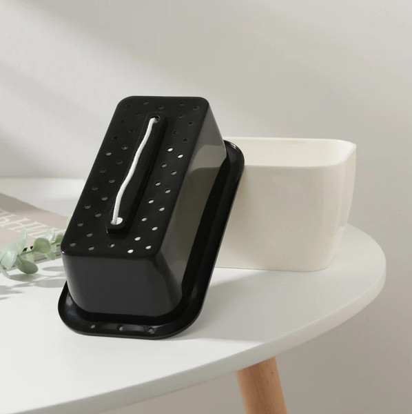 Изображение товара Кашпо BOTANICA Квадрат 18x9.5x8см с автополивом (белый)