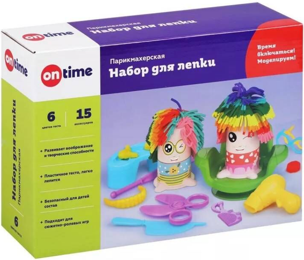 Изображение товара Набор для лепки On Time Парикмахерская / 45225