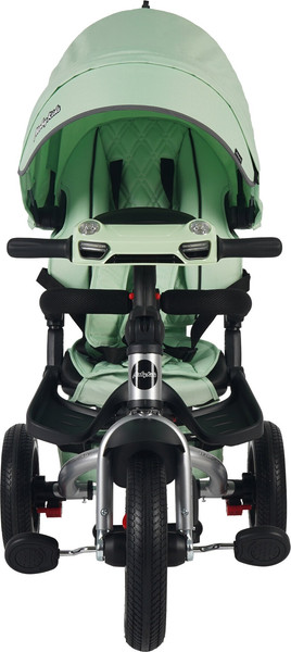 Изображение товара Трехколесный велосипед с ручкой Moby Kids Leader 360° AIR Car / 656322 (светло-зеленый)