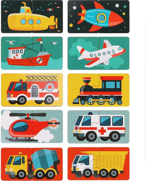 Изображение товара Развивающая игра Mapacha Изучаем транспорт для малышей / 962220