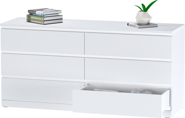 Изображение товара Комод Mio Tesoro Варма Prime 6D (белый)