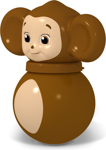 Изображение товара Развивающая игрушка Stellar Неваляшка Чебурашка / 01746