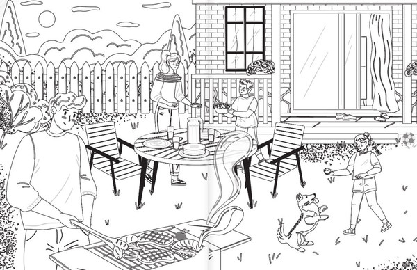 Изображение товара Раскраска АСТ В деревне, мягкая обложка