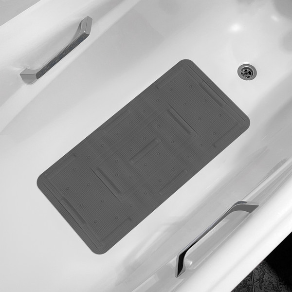 Изображение товара Коврик на присосках Вилина Спа 6908 (37x70, графитовый)