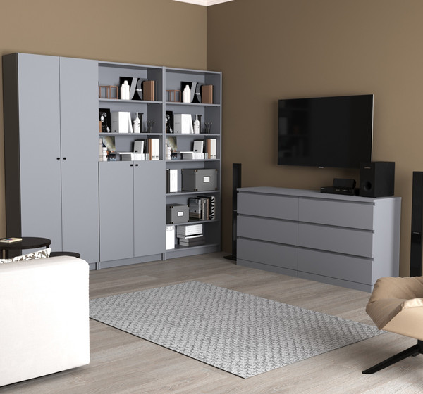 Изображение товара Стеллаж Mio Tesoro Варма Stand 80 (серый)