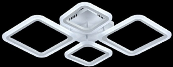 Изображение товара Потолочный светильник Mirastyle Диод CF-16070/2+2 WH