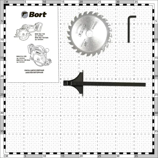 Изображение товара Дисковая пила Bort BHK-18Li-125 Solo (93418354)
