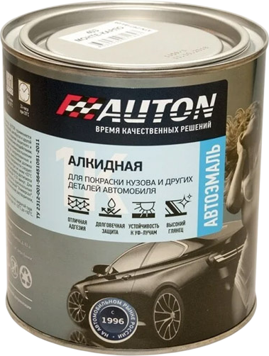 Изображение товара Эмаль автомобильная AUTON Алкидная ATN-P07190-08 (800мл, 1025 оранжевый)