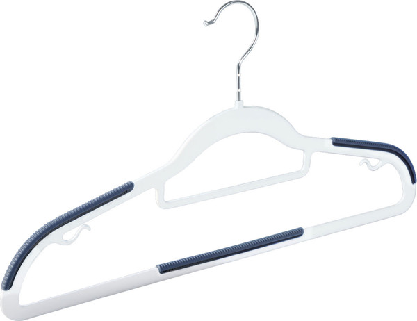 Изображение товара Набор пластиковых вешалок-плечиков BOTANICA антискользящая (2шт, синий)