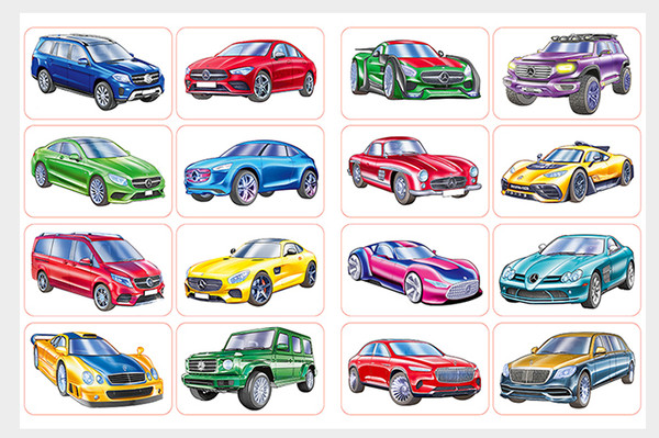 Изображение товара Раскраска Фламинго Мерседес. С наклейками, мягкая обложка