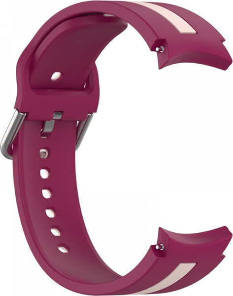 Изображение товара Ремешок для умных часов Rumi Sport Line для Samsung Galaxy 4/5/6/7/FE (20мм, вишневый/бежевый)