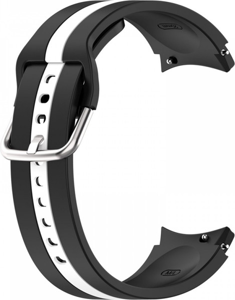 Изображение товара Ремешок для умных часов Rumi Sport Line для Samsung Galaxy 4/5/6/7/FE (20мм, черный/белый)