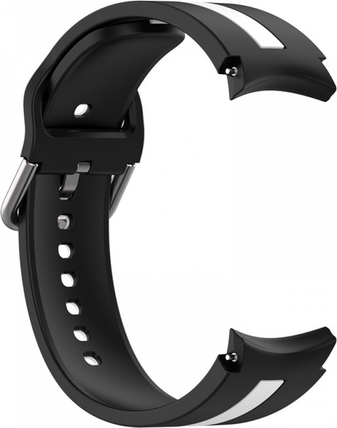 Изображение товара Ремешок для умных часов Rumi Sport Line для Samsung Galaxy 4/5/6/7/FE (20мм, черный/белый)