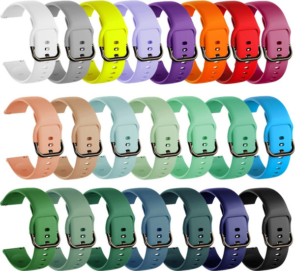 Изображение товара Ремешок для умных часов Rumi Sport 20мм с пряжкой (L, темно-синий)