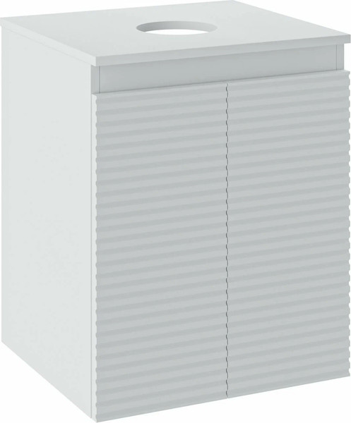 Изображение товара Тумба под умывальник Runo Соренто 50 / Тренто 50 горизонталь (подвесная, белый)