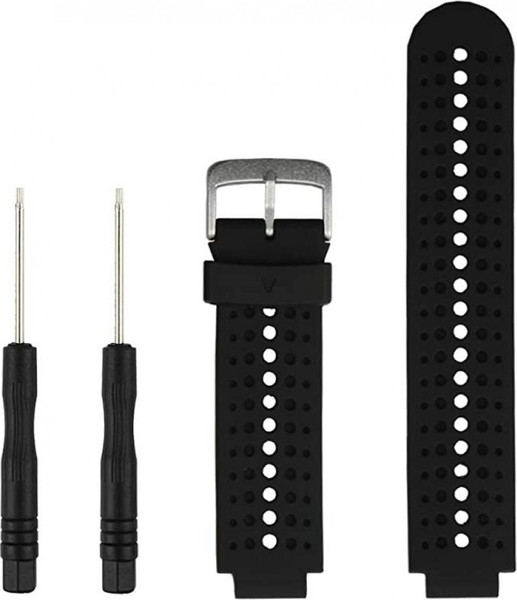 Изображение товара Ремешок для умных часов Rumi Силиконовый для Garmin Forerunner 220/230/235/620/630/735 (черный)