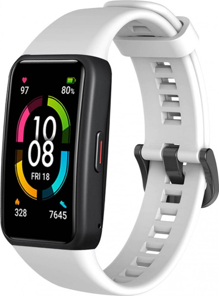Изображение товара Ремешок для фитнес-трекера Rumi Для Honor Band 6/Band 7/Huawei Band 6 (белый)