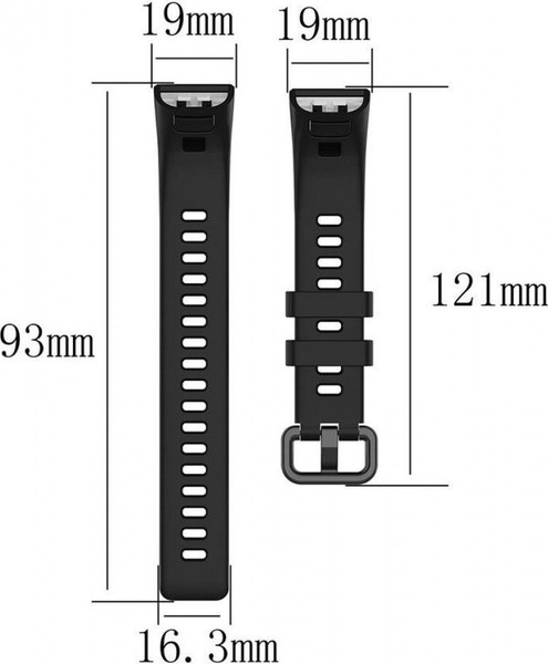 Изображение товара Ремешок для умных часов Rumi Для Huawei Band 3/3 Pro/4 Pro (белый)