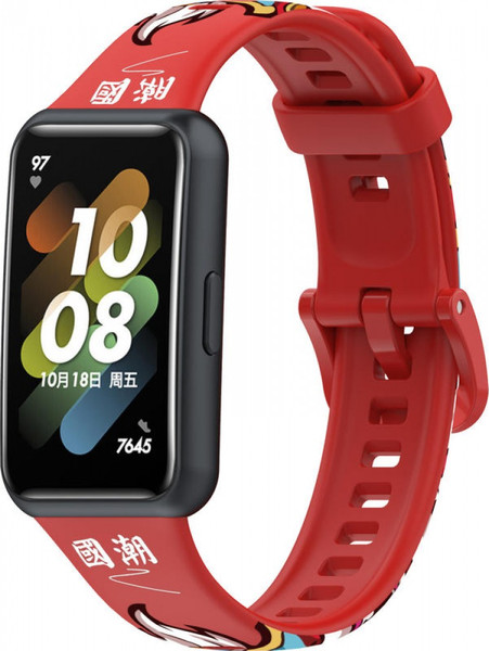 Изображение товара Ремешок для фитнес-трекера Rumi Для Huawei Band 7 (Samurai Cartoon)