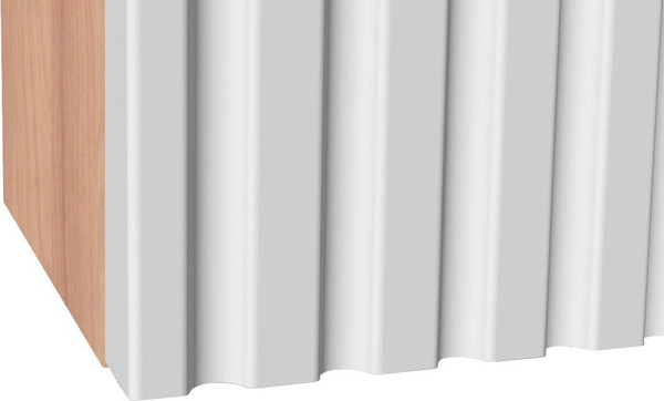 Изображение товара Шкаф для ванной Runo Соренто 60x30 / Тренто 60x30 вертикаль (крафтовый дуб/белый)