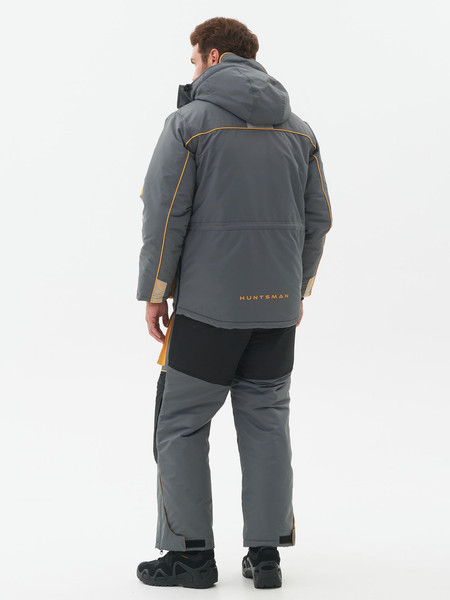 Изображение товара Костюм для охоты и рыбалки Huntsman Elbrus -35°C (р.52-54/170-176, серый/банан)