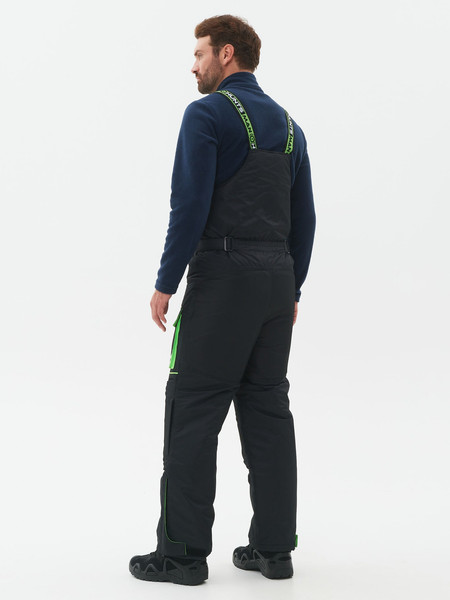 Изображение товара Костюм для охоты и рыбалки Huntsman Elbrus -35°C (р.56-58/170-176, черный/лайм)