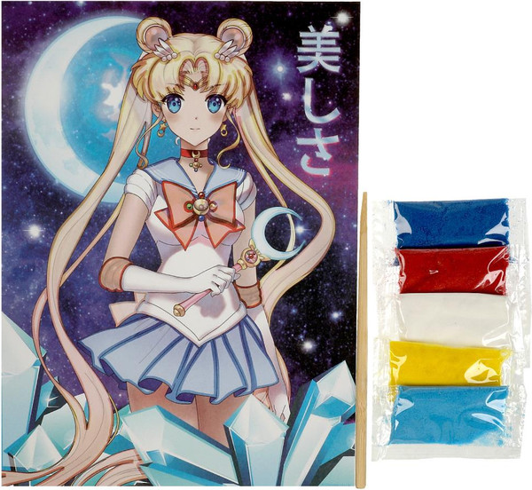 Изображение товара Набор для творчества MultiArt Аппликация песком с глиттером. Девочка-волшебница / SAND-SALMON