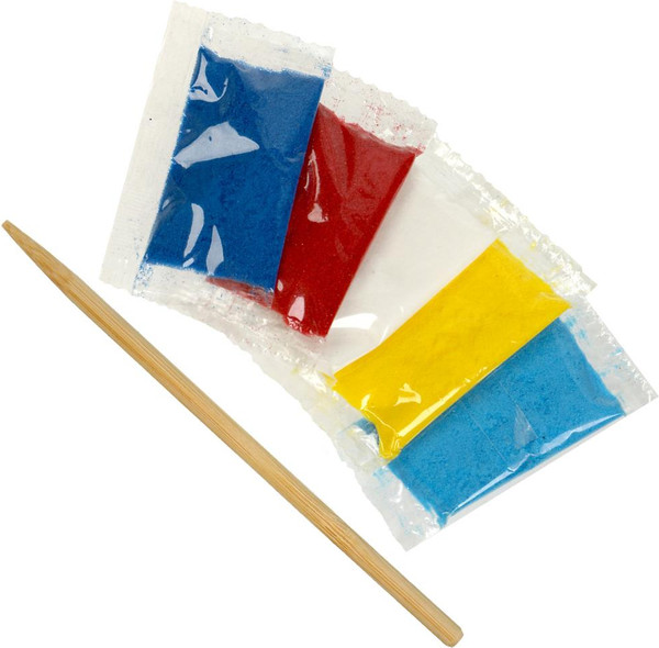 Изображение товара Набор для творчества MultiArt Аппликация песком с глиттером. Девочка-волшебница / SAND-SALMON