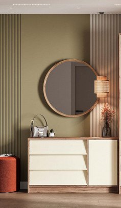 Изображение товара Тумба Стендмебель Рейн КМ 01 1200 (кашемир/дуб крафт табачный)