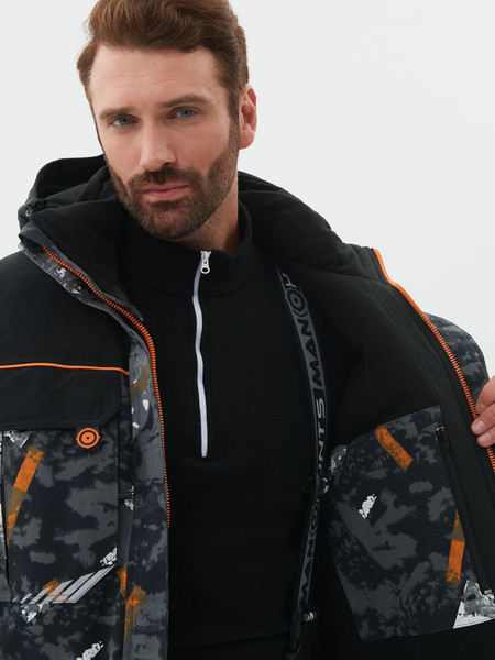 Изображение товара Костюм для охоты и рыбалки Huntsman Канада V2 -35°C КМФ 192/Черный Исландия (р.44-46/170-176)