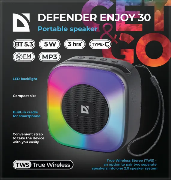 Изображение товара Портативная колонка Defender Enjoy 30 / 65930