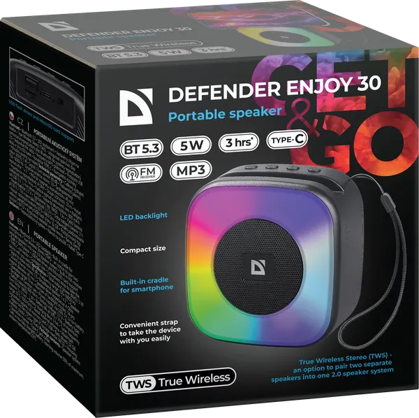 Изображение товара Портативная колонка Defender Enjoy 30 / 65930