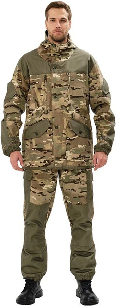 Изображение товара Костюм для охоты и рыбалки Huntsman Горка 3 -5°С Мультикам/Хаки Cat's Eye/Смесовая Рипстоп (р.44-46/182-188)